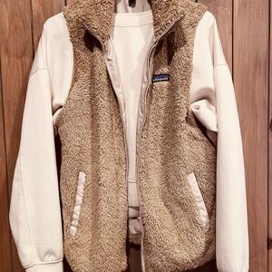 Patagonia Tan Fleece Vest